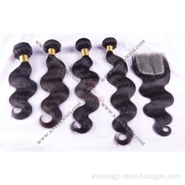 100% Virgin Brazilian Hair Weft (AV-HE029)